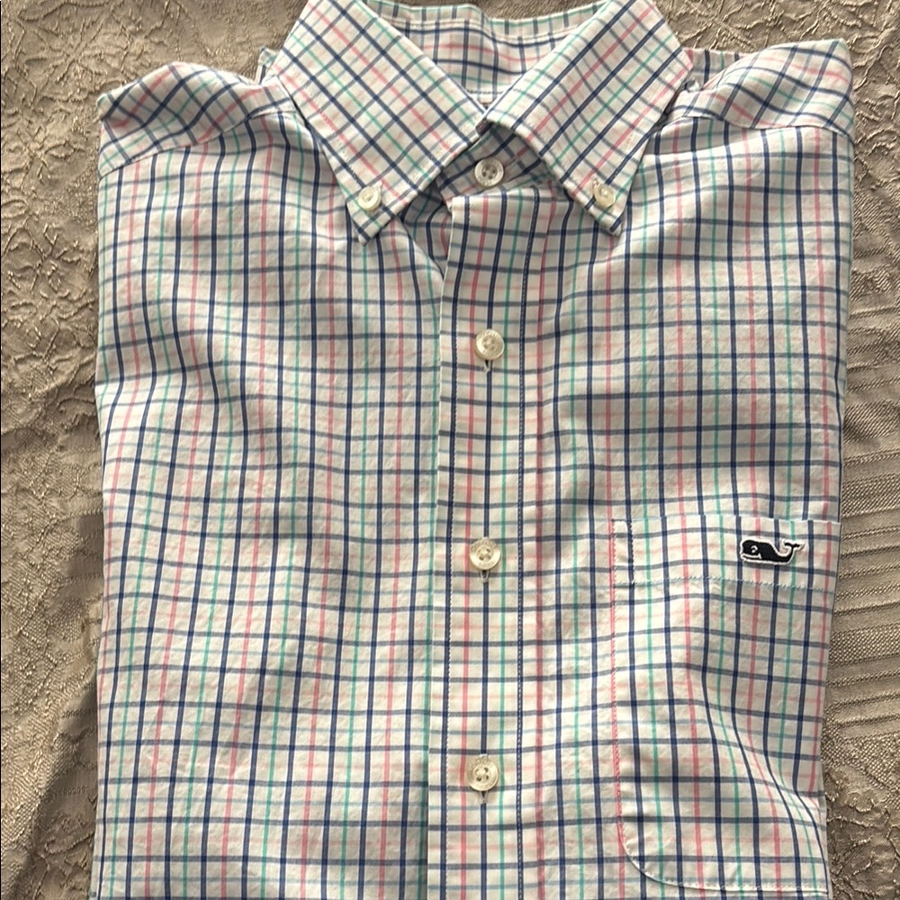 NWOT Vineyard Vines Men's Multicolor Plaid Shirt
